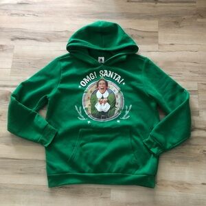ELF Green 'OMG! Santa!' Hoodie